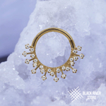 Кликер Effulgent Crystal PVD Yellow 1.2мм