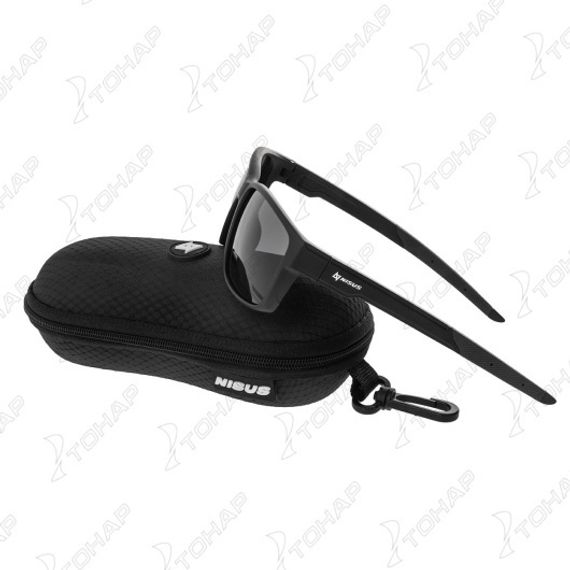 Очки поляризационные в жест.чехле (серый) (N-OP-PF2015-G) Nisus