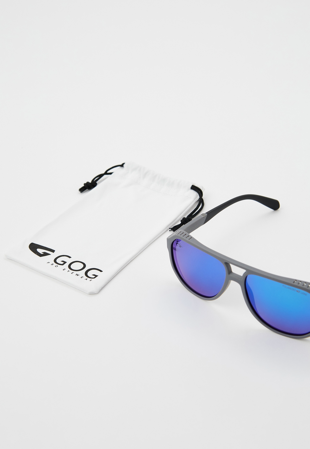 Спортивные очки GOG Rayo / Matt Grey-Black / Polarized Blue Lens