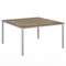 Стол-тандем 1400х1432х750 для 2 рабочих мест на металлокаркасе Lite VL-41