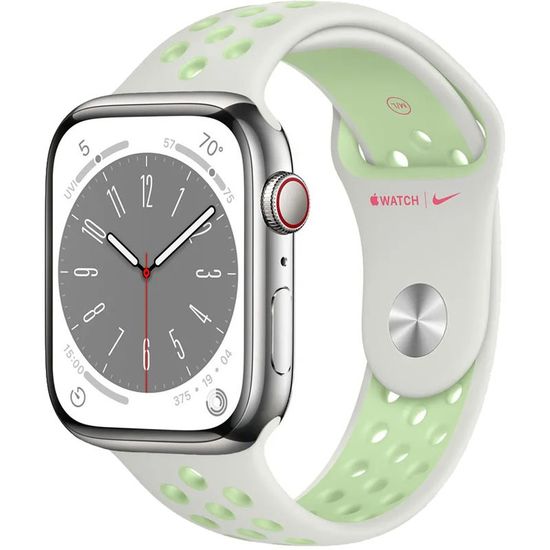 Apple Nike Sport Band for Apple Watch 38|40|41mm Spruce Aura/Vapor Green (Белый/Зелёный) MG3T3ZM/A