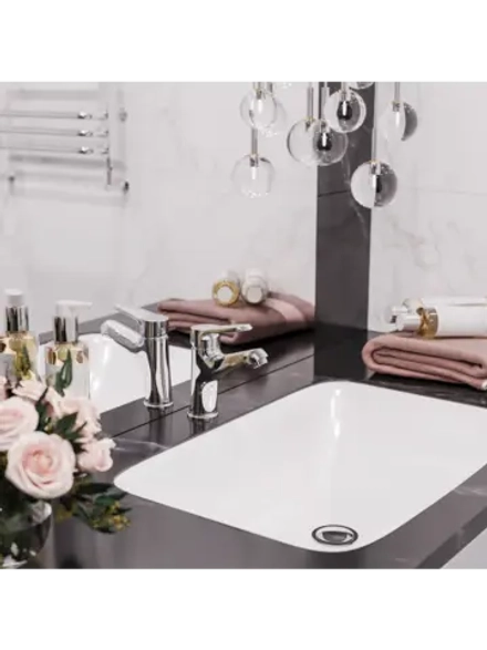 Смеситель для раковины хромированная латунь серии EXTREME