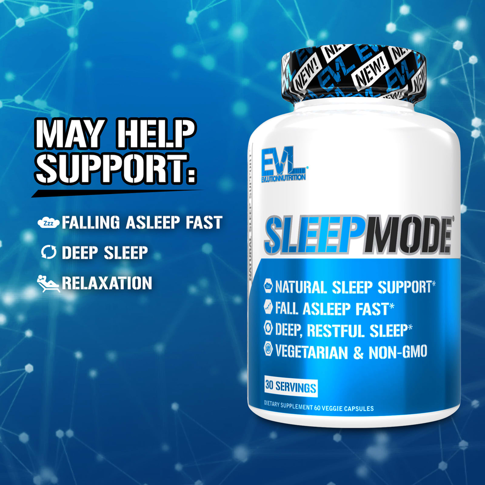 EVLution Nutrition, SleepMode®, 60 растительных капсул