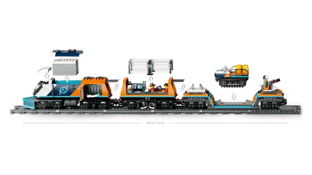 Конструктор LEGO City 60470 Полярный экспресс для исследователей Арктики