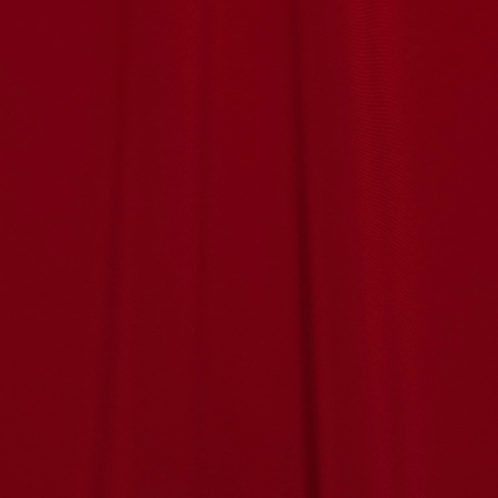 Шёлковый крепдешин (71 г/м2) рубиново-красного цвета