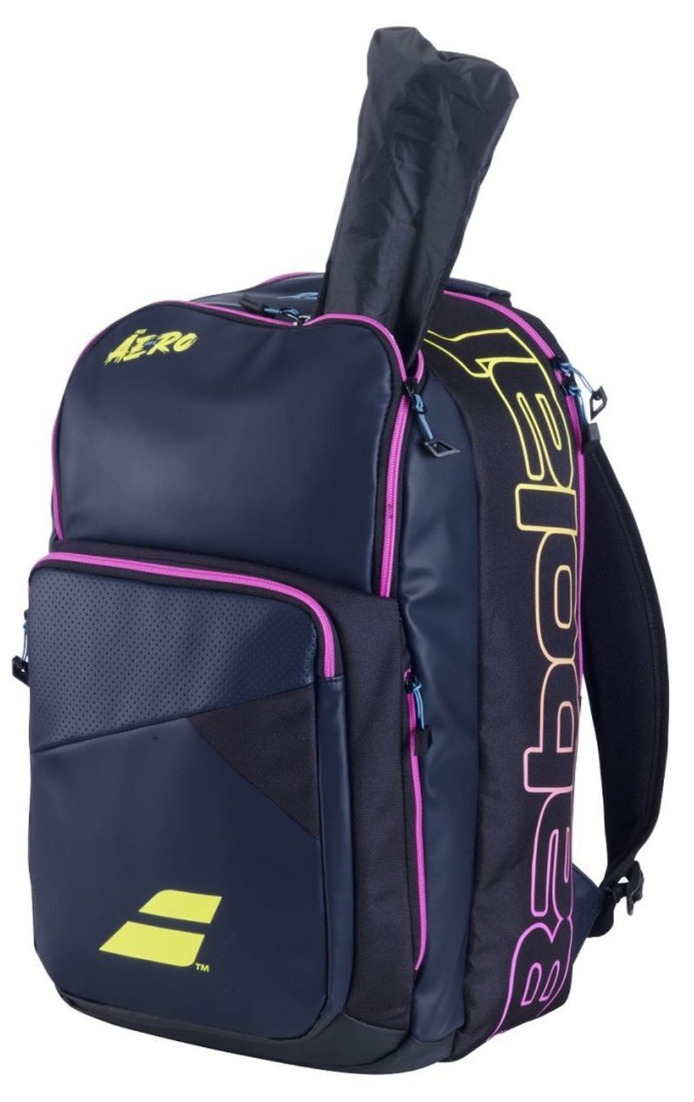 Рюкзак теннисный Babolat Pure Aero RAFA 2-gen Backpack - blue/yellow/pink