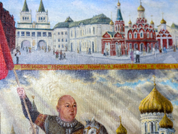 Лобанов А. А. Деяния городского головы. Холст, масло. 1995 г.