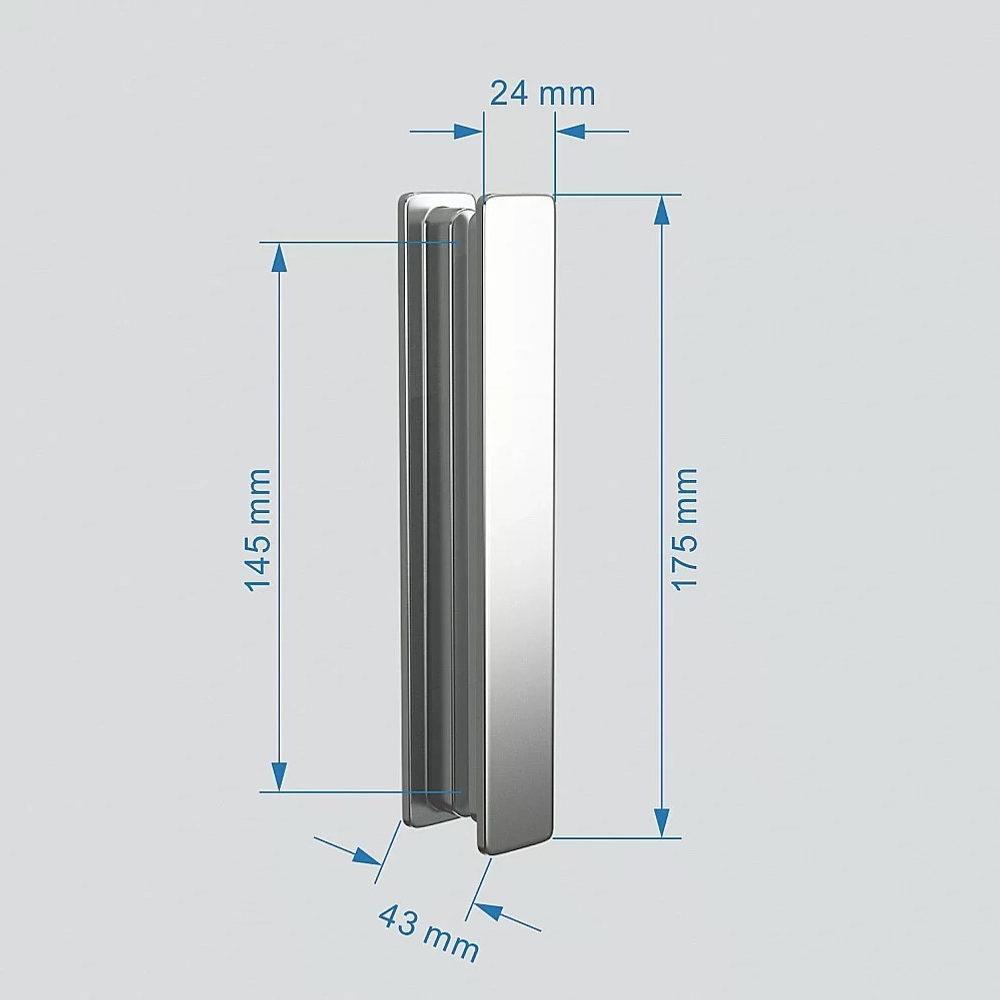Душевой уголок ABBER Sonnenstrand AG07110-S70 стекло прозрачное/профиль хром