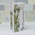 Ваза для цветов клёш Н26 D12 эконом роспись 066/74