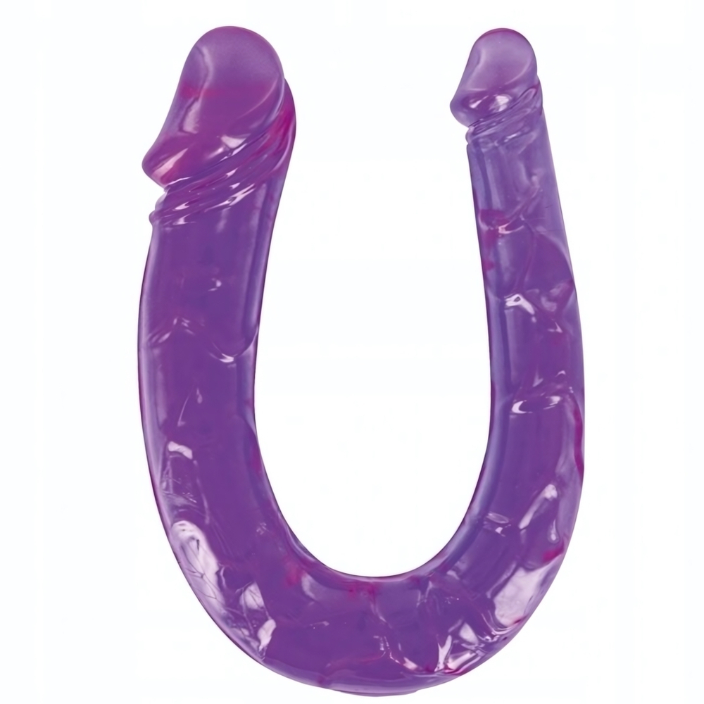 Двойной фаллоимитатор в мягкой упаковке Double Mini Dildo ROSYLAND (фиолетовый) (Цвет: фиолетовый)