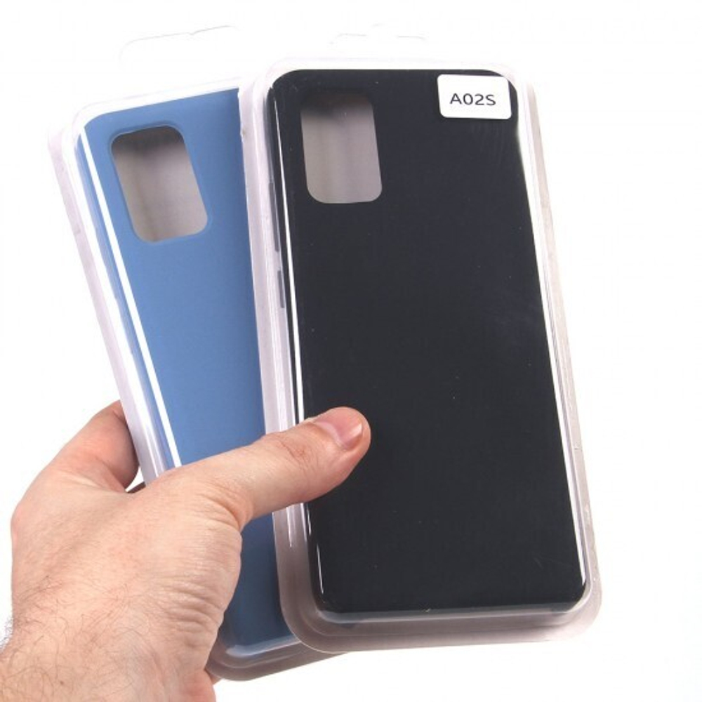 Панель для Samsung Galaxy A02s, SoftTouch, 007002 Светло-синий