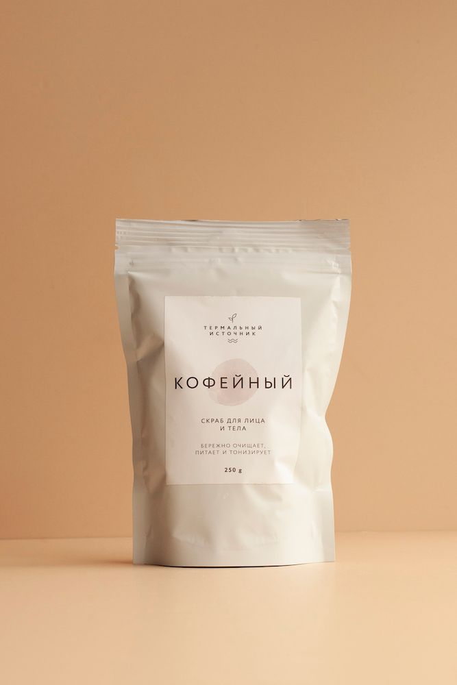 Скраб в пакете КОФЕЙНЫЙ, 250 г / Termaly