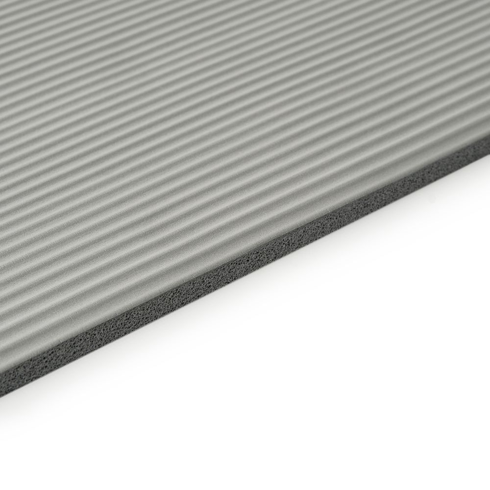 Коврик для йоги TORRES SOFT, YL10108, NBR(синт.каучук), толщина 0,8 см, серый