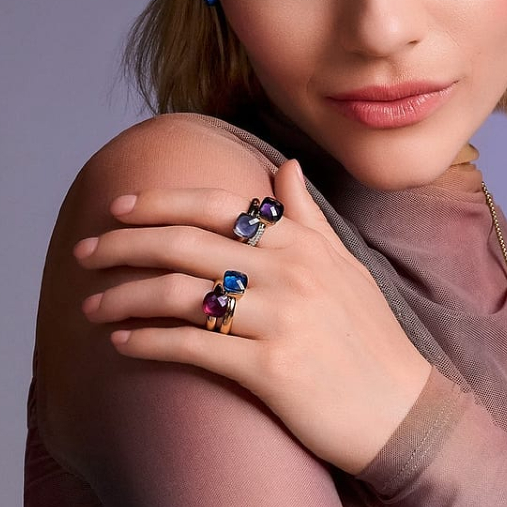 Кольцо Qudo FIRENZE 19 (G) Grape 107001/40-4826 19 размер 19