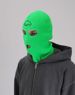 Балаклава Mask Logo Зеленая
