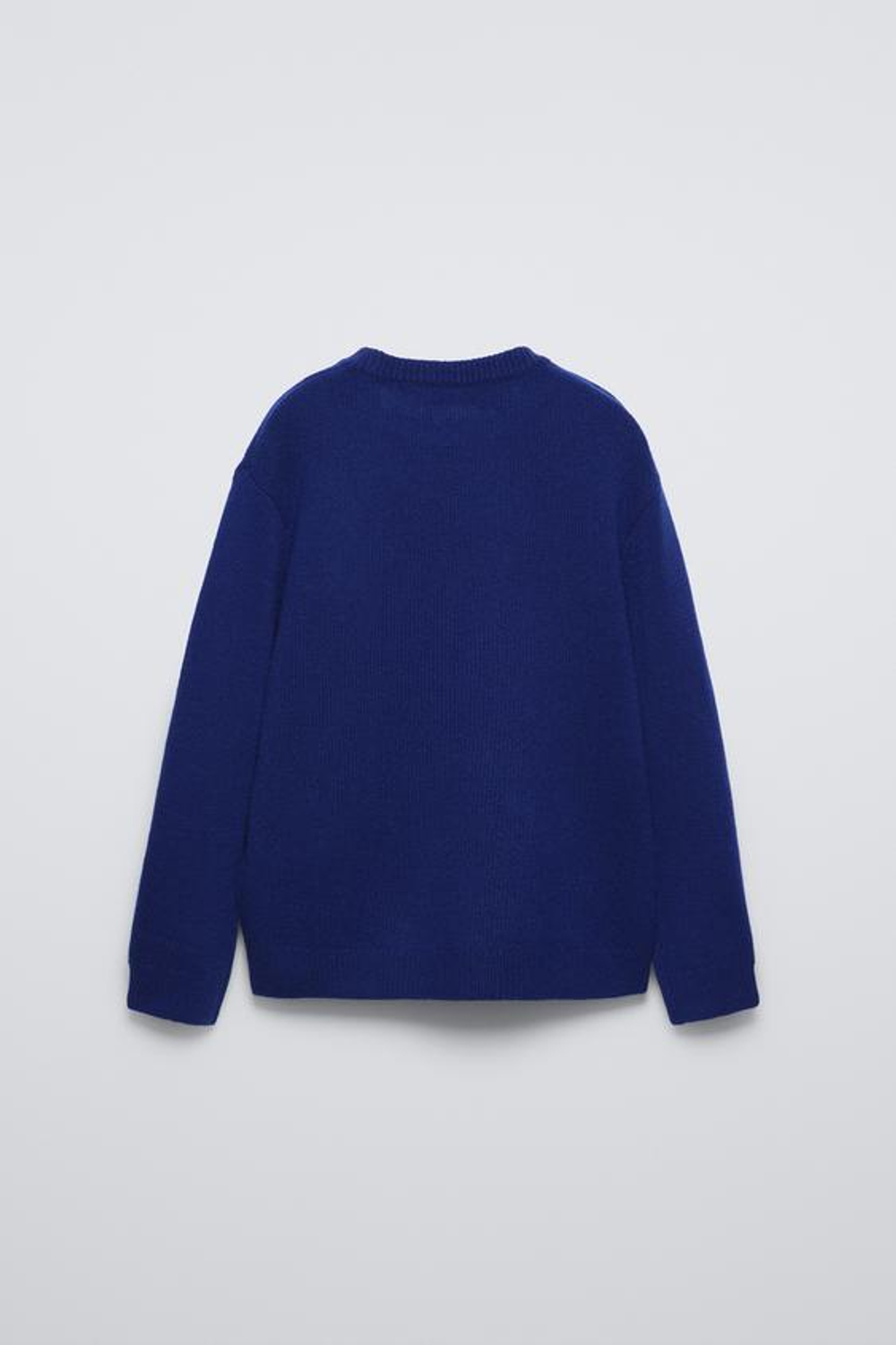 ZARA СВИТЕР ИЗ 100% КАШЕМИРА, СИНИЙ