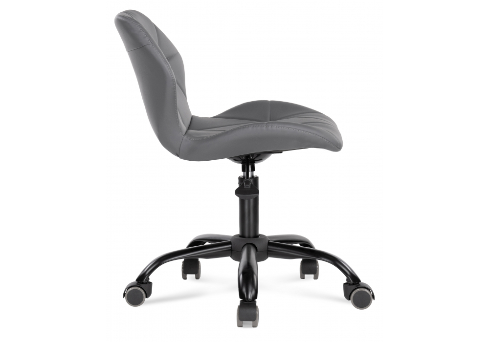 Офисное кресло Woodville Вальд экокожа серое