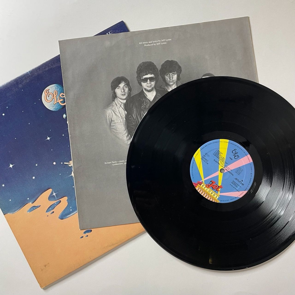 Винтажная виниловая пластинка LP ELO Electric Light Orchestra Time (Holland 1981)