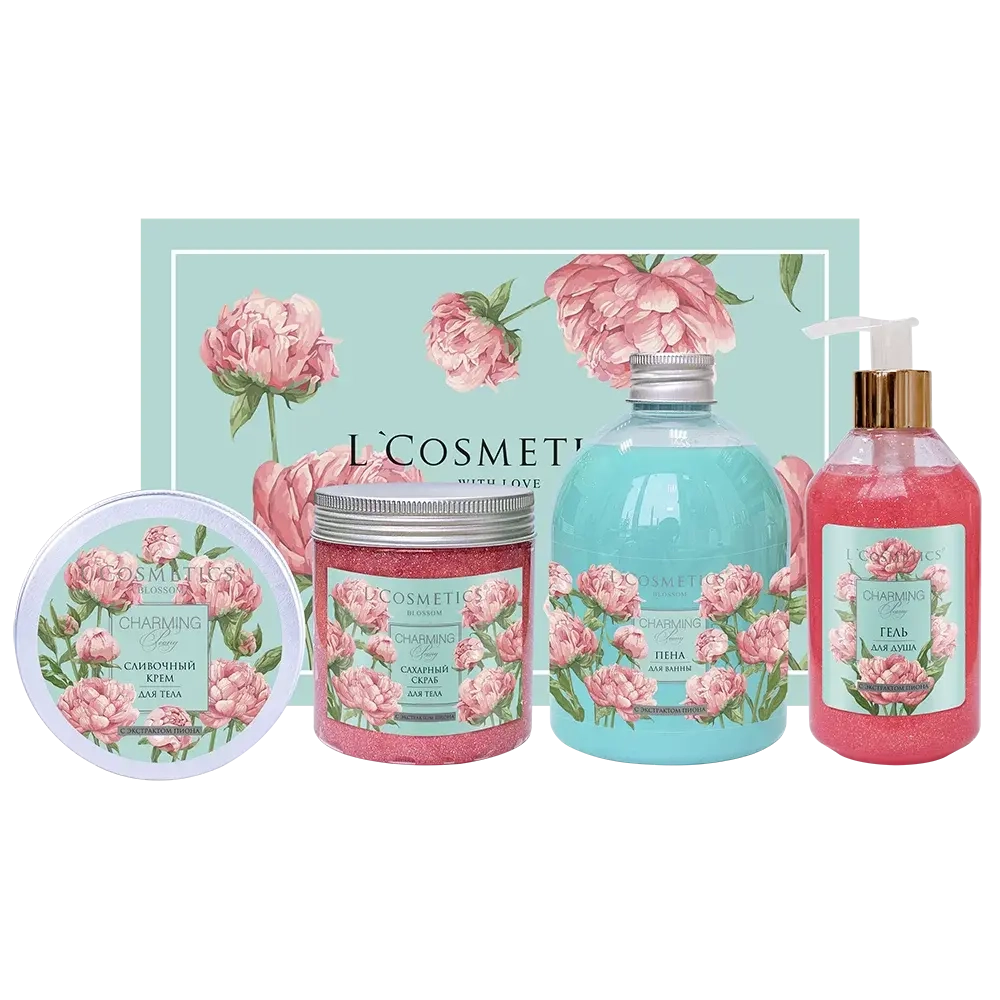 Подарочный набор “Заветное желание” L’COSMETICS Blossom Chaming Peony