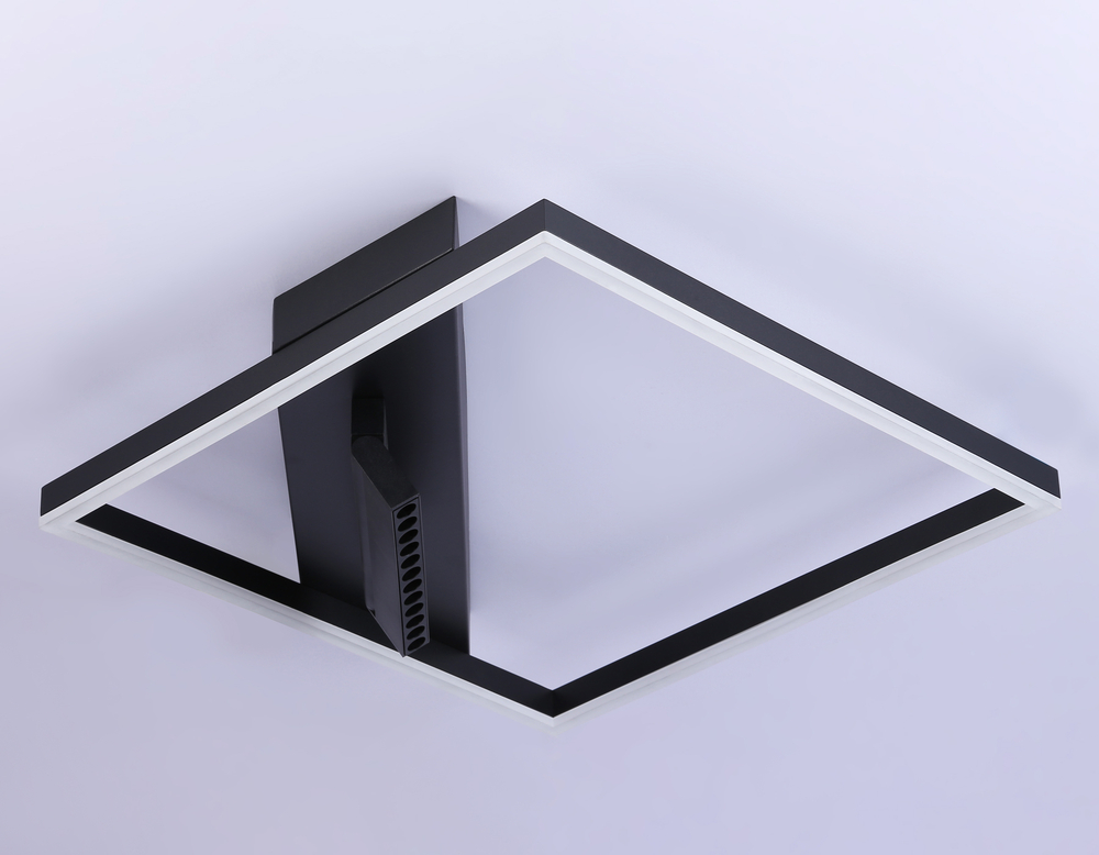 FL51466/1+1 BK черный 85W 3000K-6400K+4200K 600*600*110 (ПДУ РАДИО 2.4G)