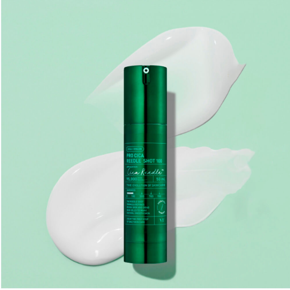 Бустер-сыворотка с микроиглами для чувствительной кожи VT Cosmetics Pro Cica Reedle Shot 100