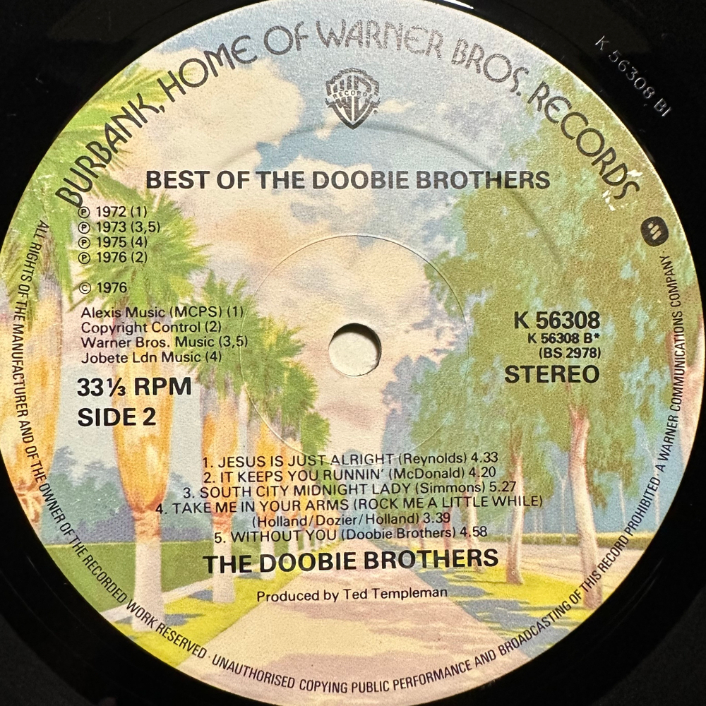 The Doobie Brothers - Best Of The Doobies (Англия 1976г.)