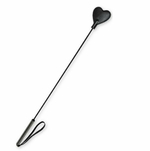 Стек длинный с бронзовой ручкой и черным сердечком 75 см