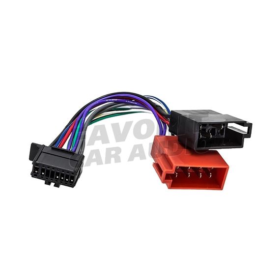 Разъем ГУ AURA /INCAR/FORCAR AWU-PI01 (CON-PIO-02W) Pioneer + ISO сбоку