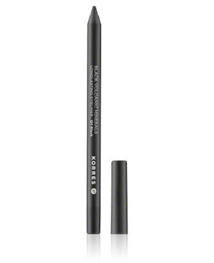 Контур для глаз Korres Black Volcanic Minerals Eyeliner 01 черный (1,2 г)
