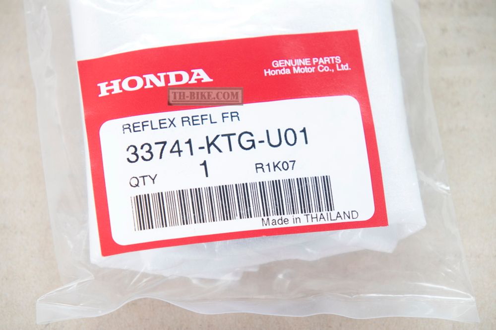 33741-KTG-U01. REFLECTOR, FR. REFLEX (AMBER). OEM Honda