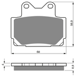 Колодки тормозные Goldfren 067 S3