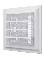 Решетка вентиляционная AIRVENT регулируемая жалюзи 402х442 пластик 4044AVp