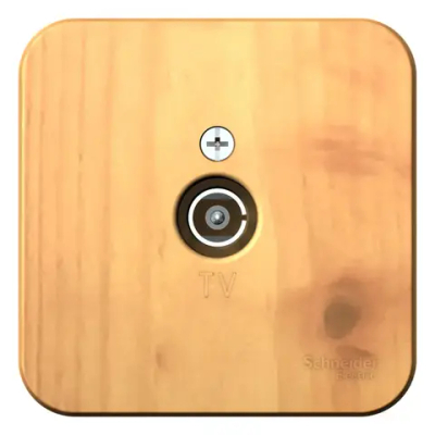 BLANCA О/У КОННЕКТОР ТВ, ИЗОЛ.ПЛ., ЯСЕНЬ