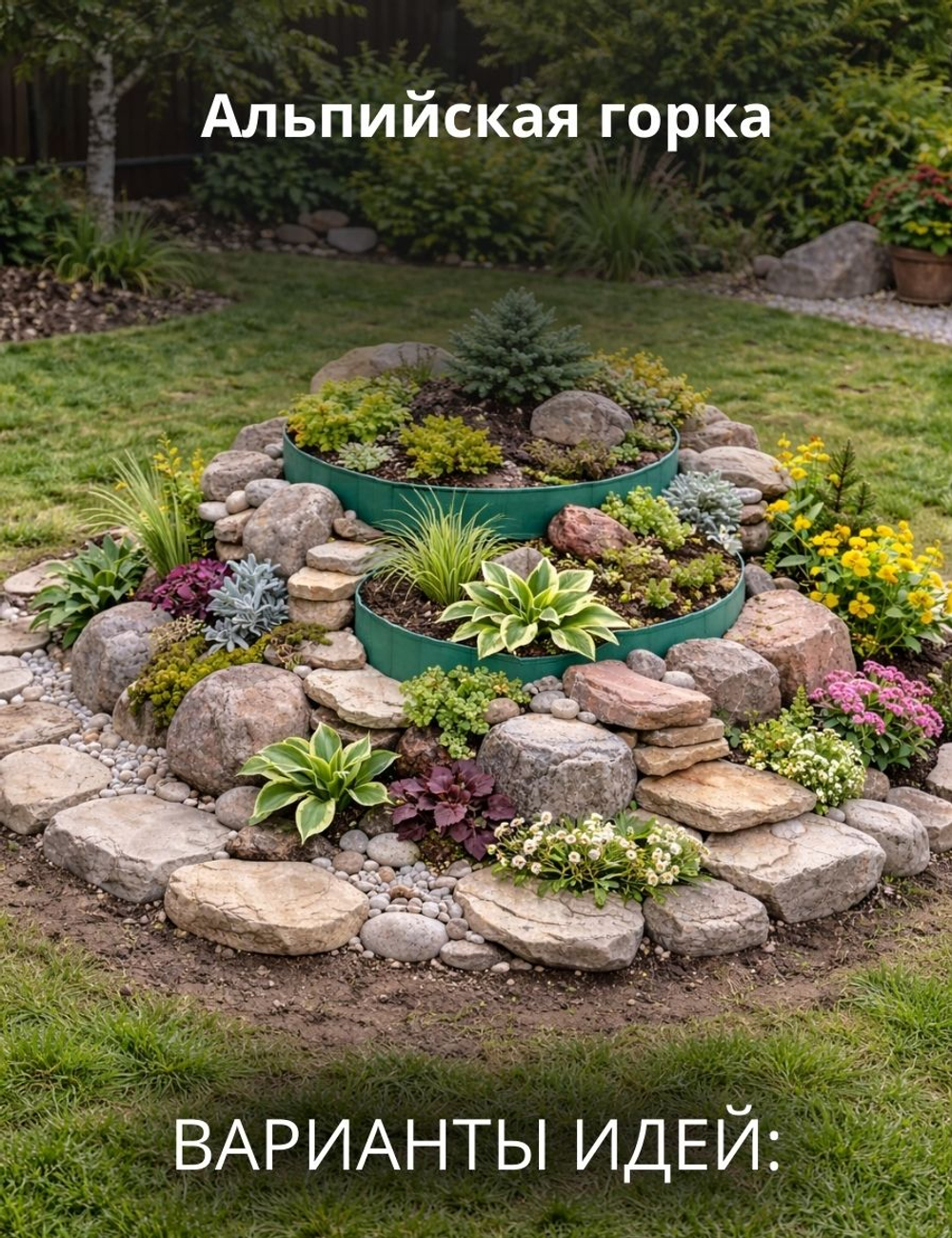 Цветник 5-ти ярусный (клумба) 