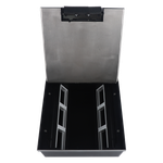 Лючок в пол 18 мод. (6 мод. 45х45 мм. + 6 мод. 22.5х45 мм.) верт. установка,  металл