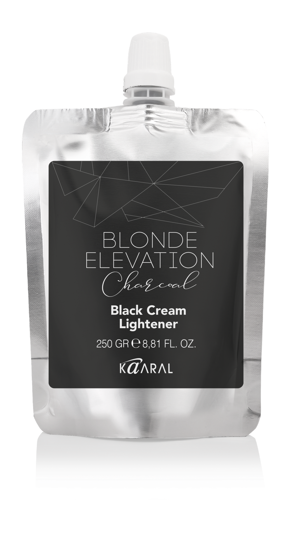 Крем обесцвечивающий KAARAL Blonde Elevation Charcoal Black Cream Lightener черный - 250 мл.