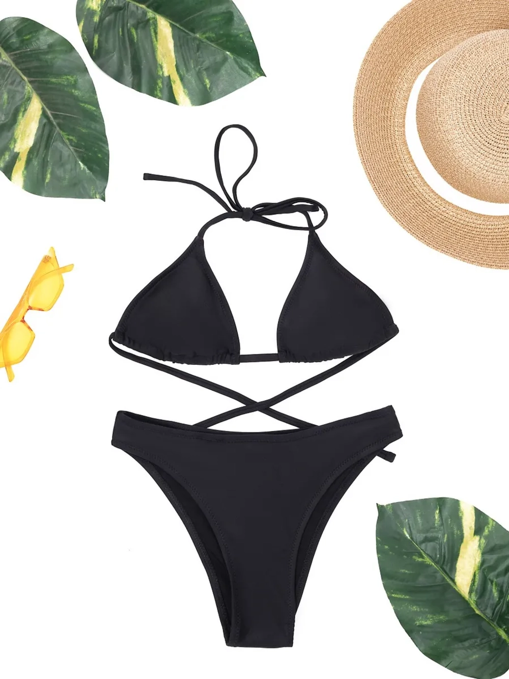 купальник раздельный 3 в 1 с топом комбинезон и шорты