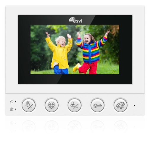 EVJ-E4 цветной CVBS 4.3 видеодомофон на одну вызывную панель и одну камеру