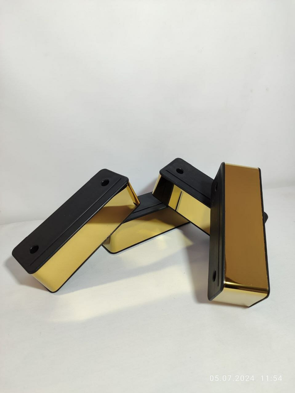 Ножки для мебели Пластиковые Золото