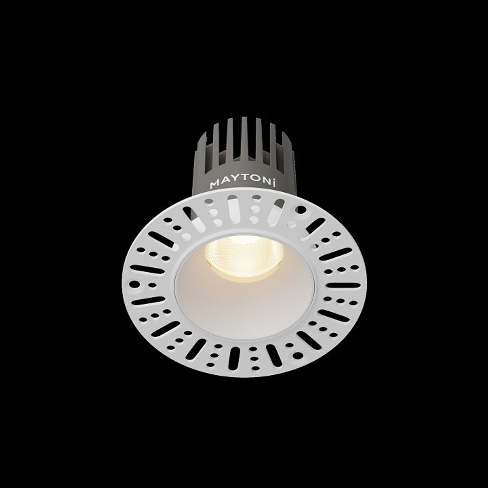 Встраиваемый светильник Maytoni  DL119-10W-3K-TRS-W
