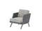 Алдо Кресло ALD-01L Storm 022/Storm 017/Металл Серый 790*875*890