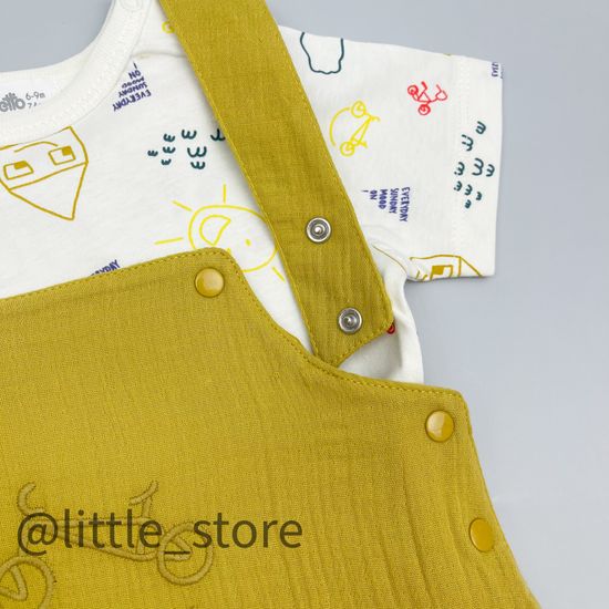 Комплект "Bysicle" с муслиновым комбинезоном