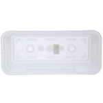 Кашпо для цветов пластиковое 6л d-20см «Квадро» прозрачный