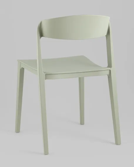 Стул Moris пластик серо-зеленый