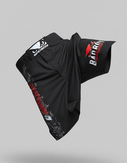 Шорты для MMA Bad Boy Bandit черный/красный