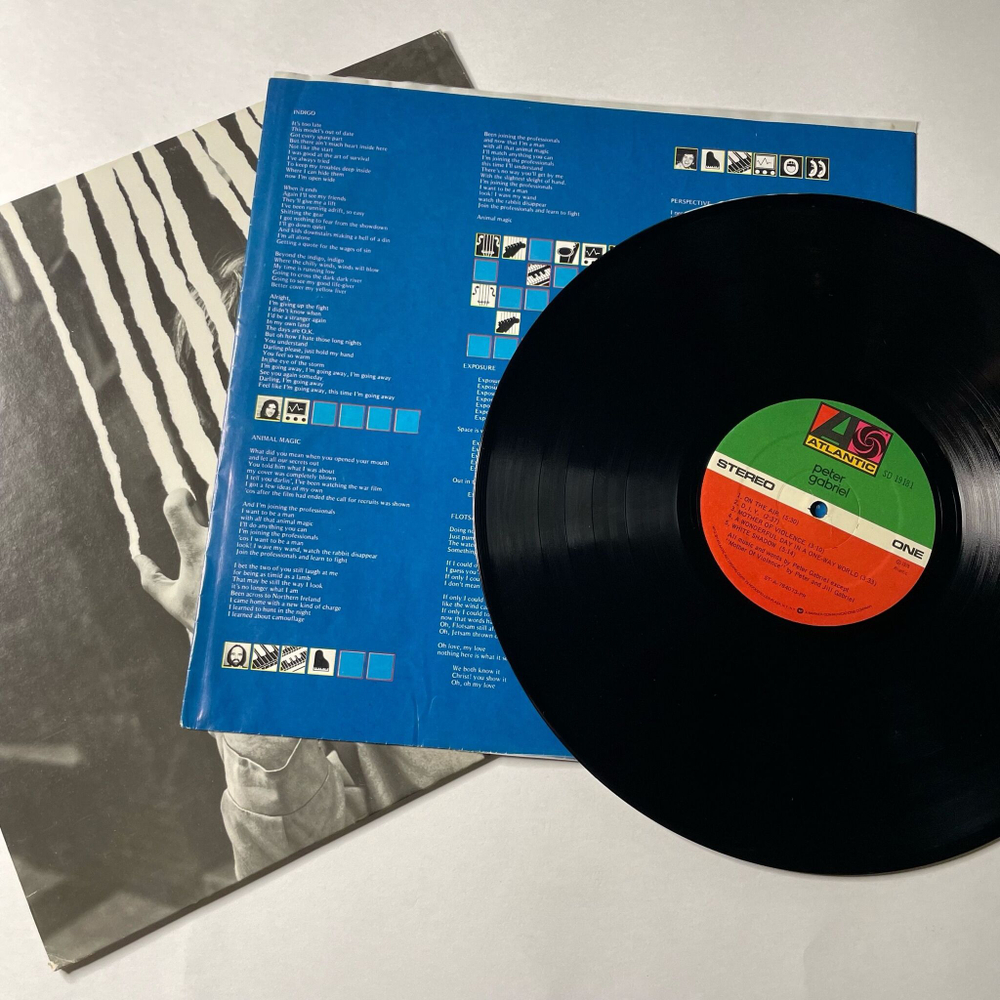 Винтажная виниловая пластинка LP Peter Gabriel On The Air (USA 1978)