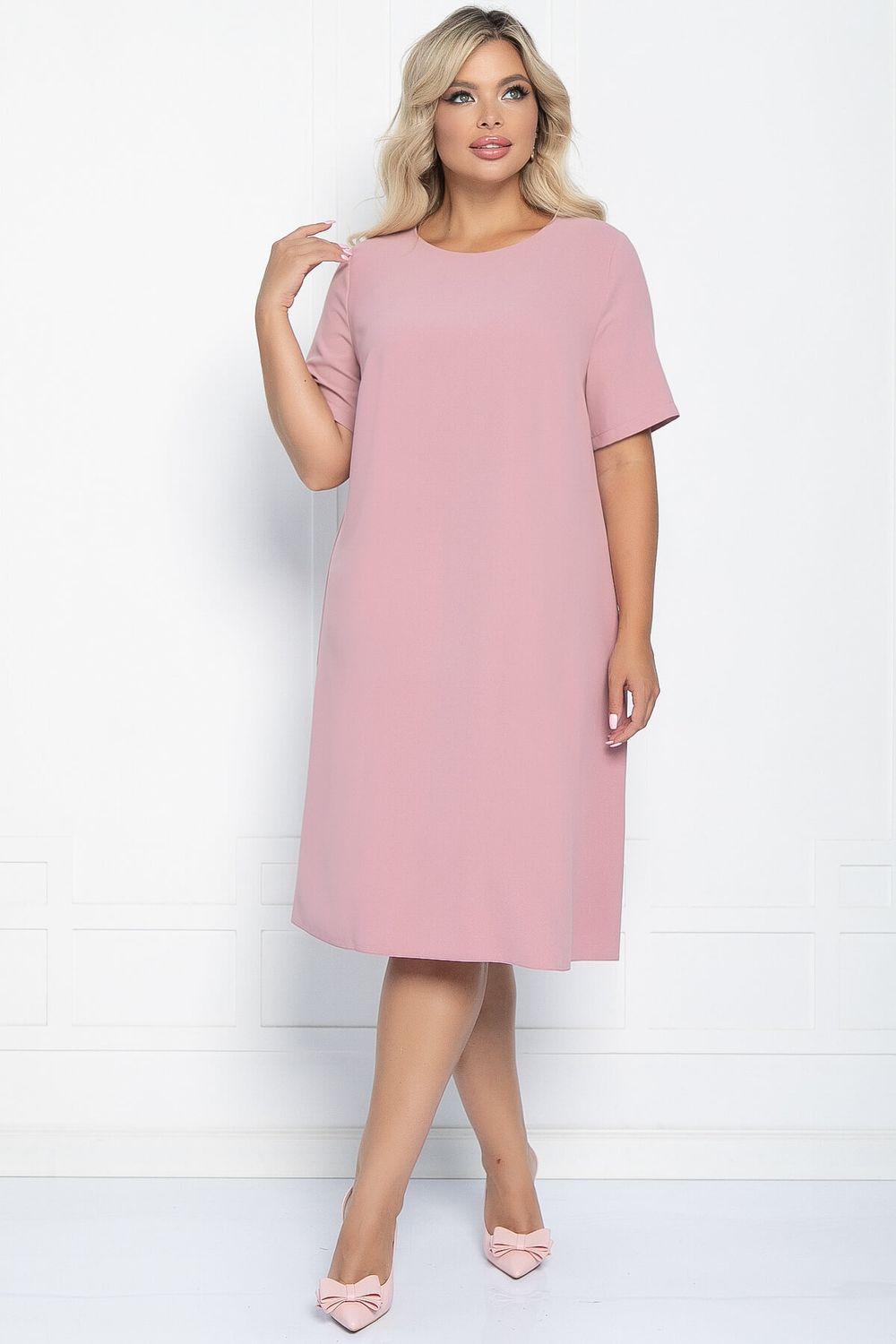 Платье Ронда (пыльная роза) П11107 LT Collection