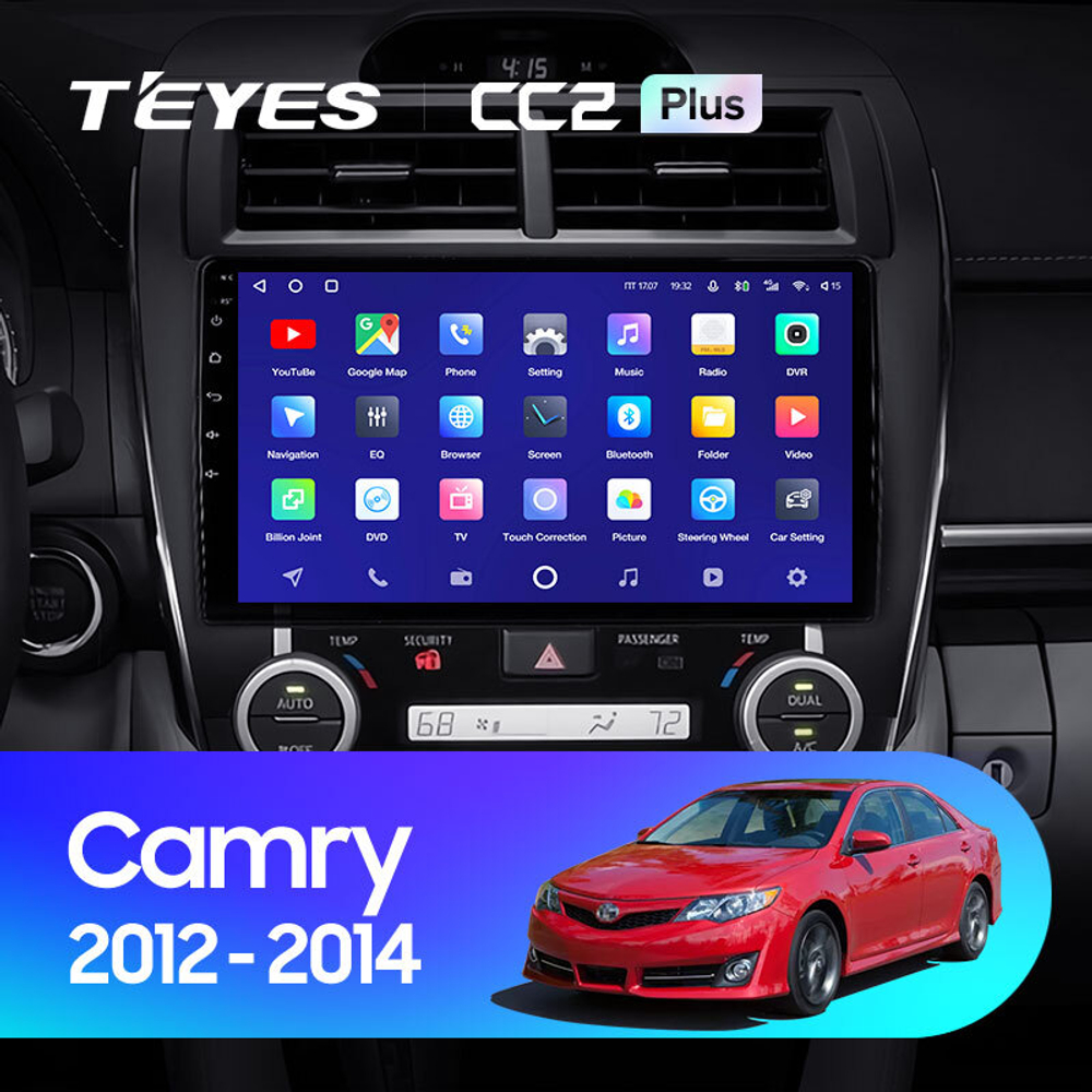 Teyes CC2 Plus 10,2" для Toyota Camry 7 2012-2014