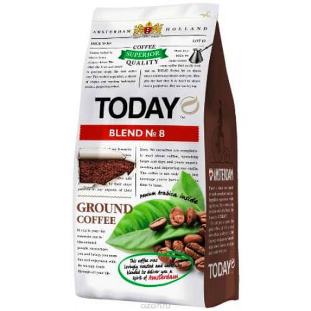 Кофе молотый Today Blend №8 200 г