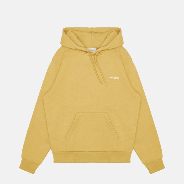 Толстовка мужская Carhartt WIP Script Embroidery Hooded  артикул:I033658_agate - купить в магазине Дайс